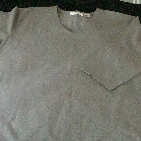 Josephine Chaus W grey stretchshirt sz3 - Picture 4 of 8